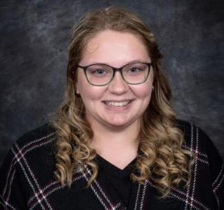Portrait of graduate student Amber Birt, speaker