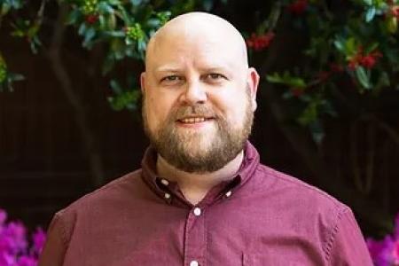 Portrait of Dr. Ethan Hill, guest speaker