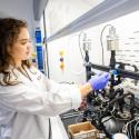 Picture of Annabelle Webb, speaker, in a lab setting